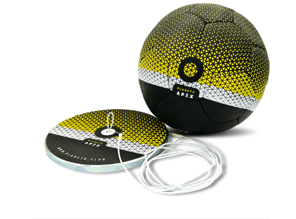 PLANETO FOOT SOFT - Kit d'entrainement football innovant / Ballon qui revient seul / Planeto Educatif Academy Offerte + de 100 exercices à la maison