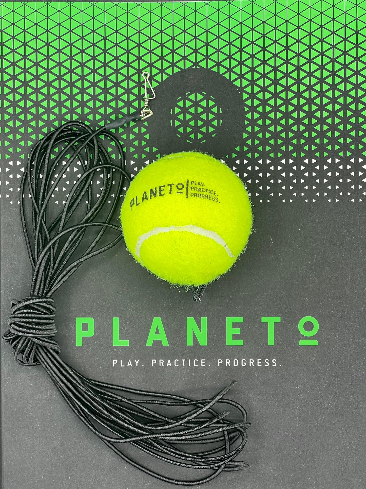 Kit Balle Élastique Jaune | Planeto – Entraînement Tennis Solo
