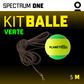 Kit Balle Élastique Verte | Planeto – Entraînement Tennis Solo