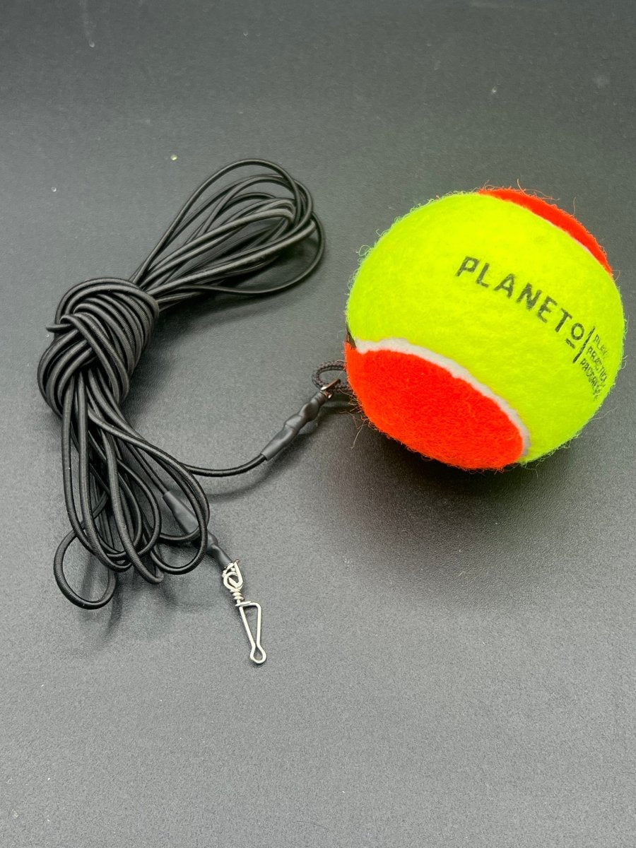 Kit Balle Élastique Orange | Planeto – Entraînement Tennis Solo - Planeto Kit Balle Élastique Orange | Planeto – Entraînement Tennis Solo - Planeto | Ballon retour Kit d’entraînement de Tennis