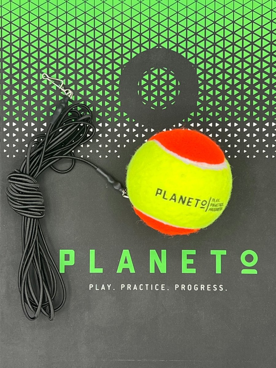 Kit Balle Élastique Orange | Planeto – Entraînement Tennis Solo - Planeto Kit Balle Élastique Orange | Planeto – Entraînement Tennis Solo - Planeto | Ballon retour Kit d’entraînement de Tennis