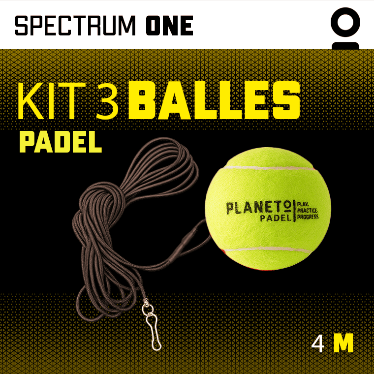 Kit Balle Élastique Padel | Planeto – Entraînement Tennis Solo - Planeto Kit Balle Élastique Padel | Planeto – Entraînement Tennis Solo - Planeto | Ballon retour Kit d’entraînement de Tennis