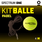 Kit Balle Élastique Padel | Planeto – Entraînement Tennis Solo - Planeto Kit Balle Élastique Padel | Planeto – Entraînement Tennis Solo - Planeto | Ballon retour Kit d’entraînement de Tennis